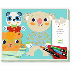 Набор для творчества – Милашки, с картинками и фломастерами (Djeco, 08992)